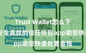 Trust Wallet怎么下载到电脑 安全高效的信任钱包app助您快速处置金钱